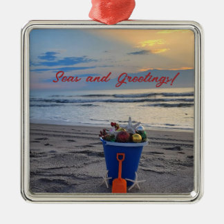 Sonnenaufgang Fotografie Weihnachtsstrand Ornament