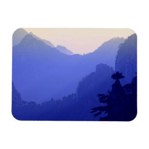 Sonnenaufgang, Gelber Berg, Huangshan, China Magnet