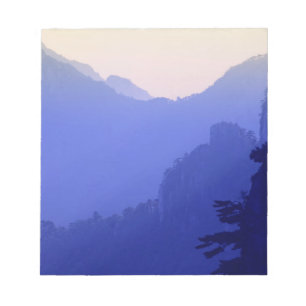 Sonnenaufgang, Gelber Berg, Huangshan, China Notizblock
