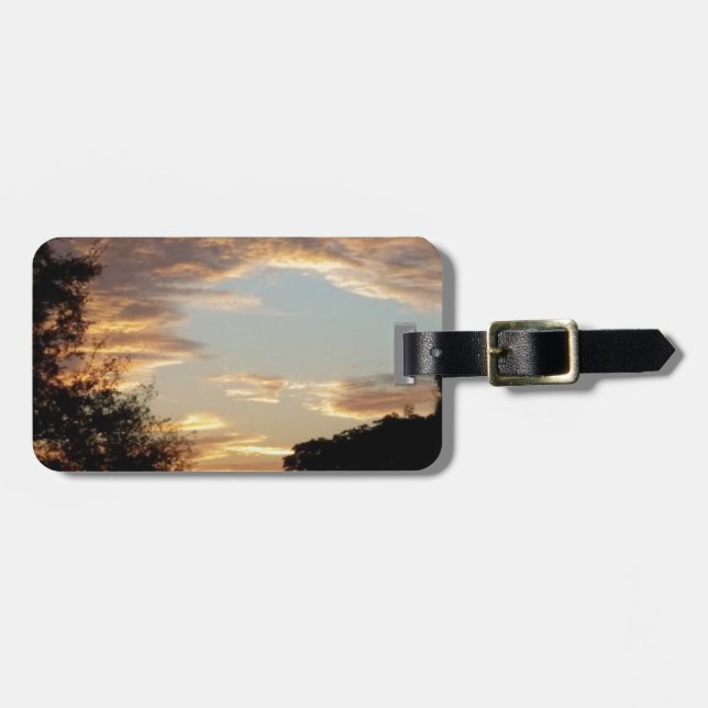 Sonnenaufgang Gepäckanhänger (Vorderseite horizontal)