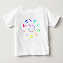 Sonnenaufgang Hearts Baby T-Shirt