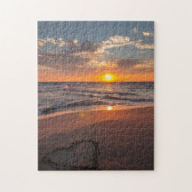 Herz Sand Puzzle Zazzle Ch