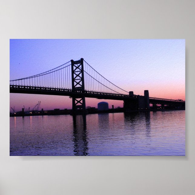 Sonnenaufgang im Delaware Poster (Vorne)