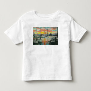 Sonnenaufgang im Hafen Kleinkind T-shirt