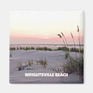 Sonnenaufgang im Juli, Wrightsville Strand Magnet