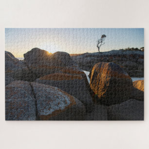 Sonnenaufgang in Binalong Bay, Bucht der Brände, 1