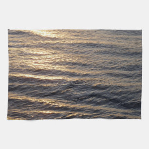 Sonnenaufgang in den Meeresgewässern - Fotografie Küchentuch