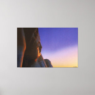 Sonnenaufgang in den östlichen verschlungenen Canv Leinwanddruck