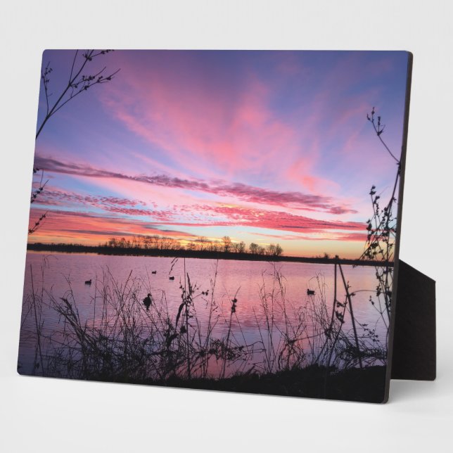 Sonnenaufgang in der Blinden Duckkanone Fotoplatte (Seite)