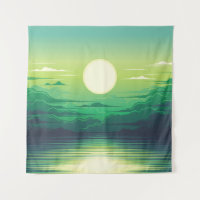 Sonnenaufgang in der Meeresillustration Bekleidung