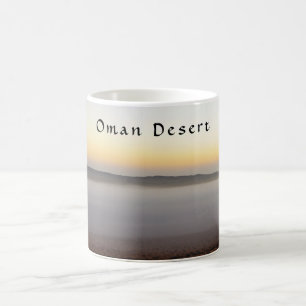 Sonnenaufgang in der Wüste der Wahiba-Sande in Oma Kaffeetasse