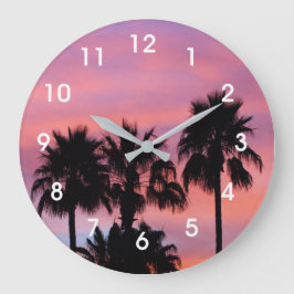 Sonnenaufgang in Gilbert, AZ Große Wanduhr