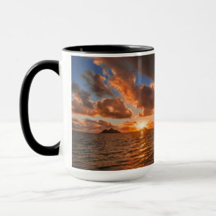 Sonnenaufgang in Mokulua Insel Tasse