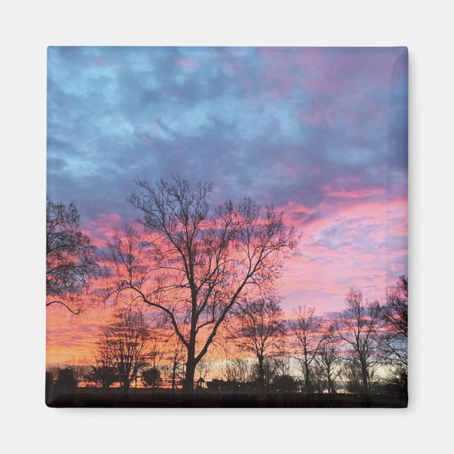 Sonnenaufgang in Oklahoma Magnet (Vorne)