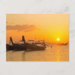 Sonnenaufgang in Pak Meng, Trang, Thailand Postkarte