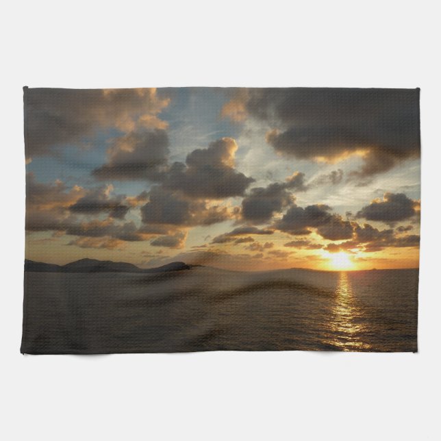 Sonnenaufgang in St. Thomas I. US-Jungfrau Handtuch (Horizontal)