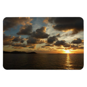 Sonnenaufgang in St. Thomas I. US-Jungfrau Magnet
