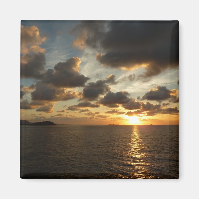 Sonnenaufgang in St. Thomas I. US-Jungfrau Magnet (Vorne)
