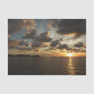 Sonnenaufgang in St. Thomas I. US-Jungfrau Seidenpapier