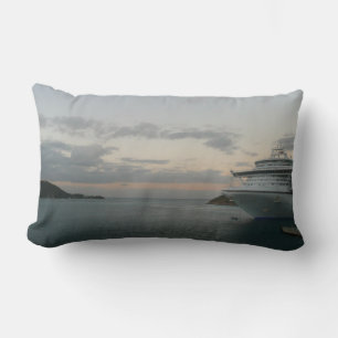 Sonnenaufgang in St. Thomas II Kreuzfahrt Seascape Lendenkissen