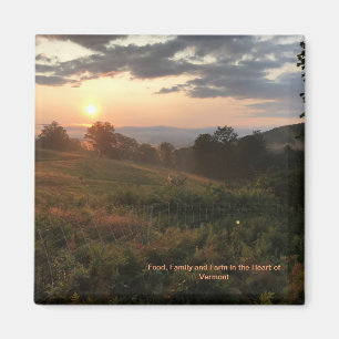 Sonnenaufgang in Vermont-Magneten Magnet