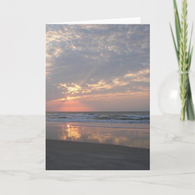 Sonnenaufgang Karte (Vorderseite)