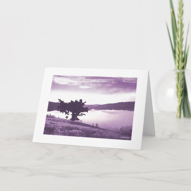 Sonnenaufgang Karte (Vorderseite)