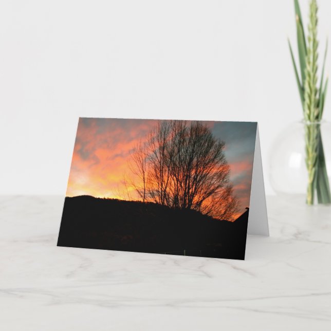 Sonnenaufgang Karte (Vorderseite)