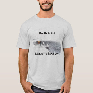 Sonnenaufgang (Karte-VOLL), NordPointRaquette See, T-Shirt