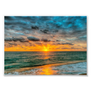Sonnenaufgang-Landschaft Fotodruck
