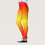Sonnenaufgang Leggings<br><div class="desc">Leggings für schöne Sommersonnenfarben Gelb und Rot - MIGNETER Design</div>