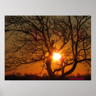 Sonnenaufgang-Leinwand Druck Poster