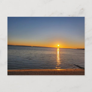 Sonnenaufgang - Mackinaw City, Michigan Postkarte