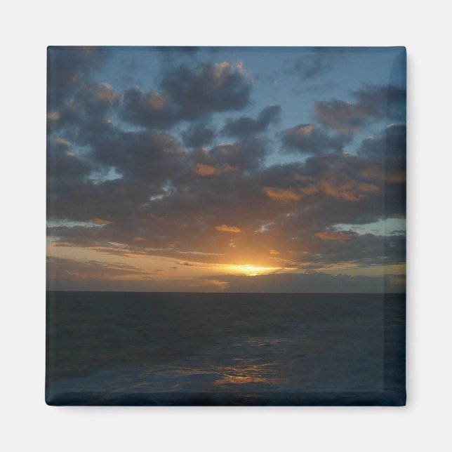 Sonnenaufgang Meer II Meer Seascape Magnet (Vorne)