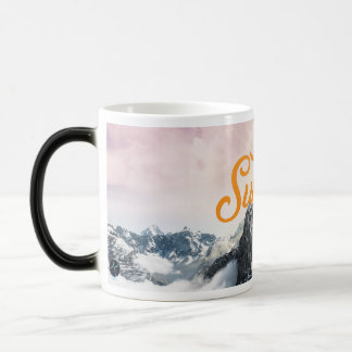 Sonnenaufgang mit verwandelnder Tasse Jesuss