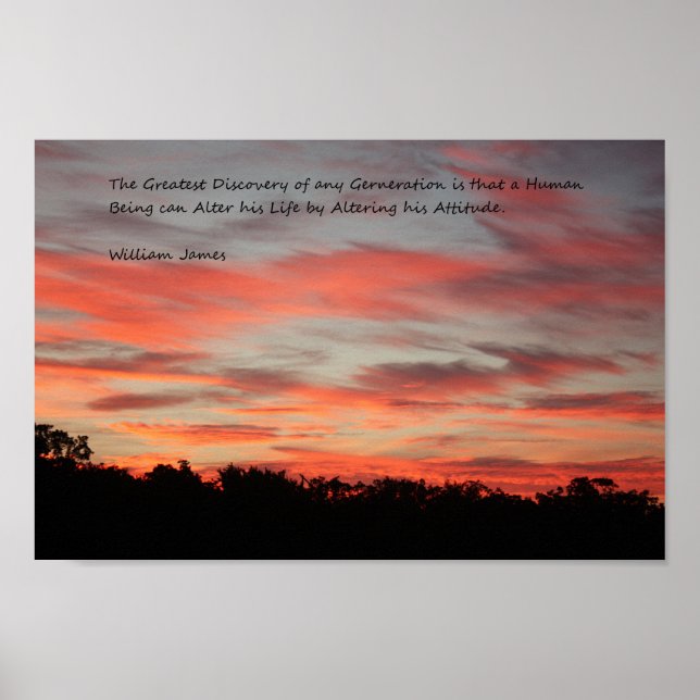 Sonnenaufgang Motivierend Poster (Vorne)