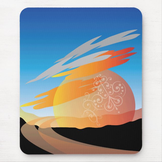 Sonnenaufgang Mousepad (Vorne)