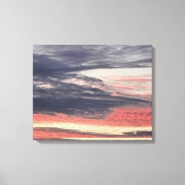 Sonnenaufgang nach dem Sturm Leinwanddruck (Vorderseite)