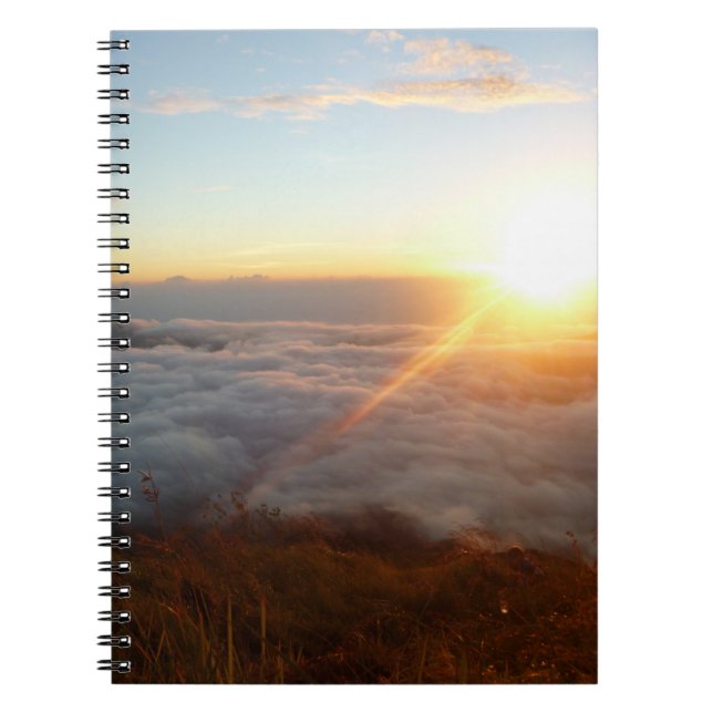 Sonnenaufgang-Notizbuch Notizblock (Vorderseite)