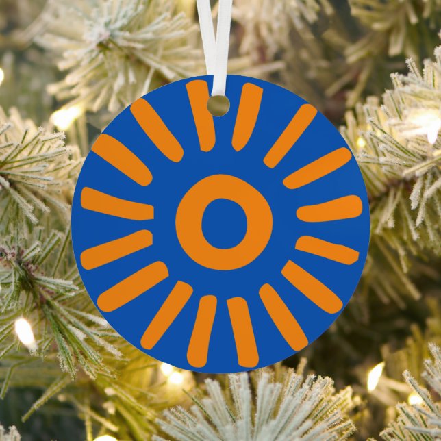 Sonnenaufgang Ornament Aus Metall (InSitu)