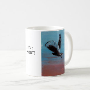 Sonnenaufgang Owl Gemälde "es ist ein Hoot"! Kaffeetasse