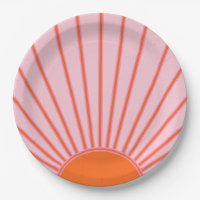 Sonnenaufgang Pastellrosa und orange Sonnenschein