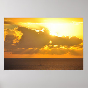 Sonnenaufgang-Plakat Poster