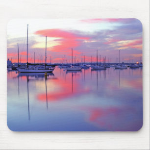 Sonnenaufgang Saliboats Mousepad