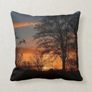 Sonnenaufgang, Schönheit der Natur Kissen