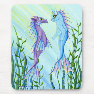 Sonnenaufgang-Schwimmen, Seedrache-u. Mousepad