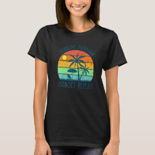 Sonnenaufgang Sonnenbrand Sonnenuntergang Wiederho T-Shirt
