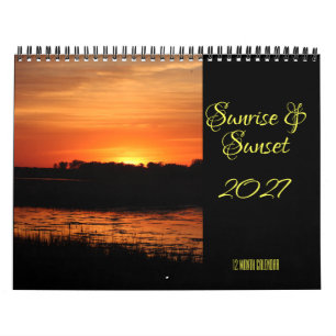 Sonnenaufgang & Sonnenuntergang 2027 Wandkalender