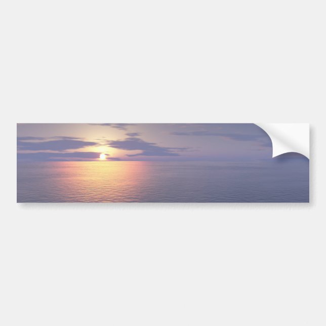 Sonnenaufgang/Sonnenuntergang Autoaufkleber (Vorne)