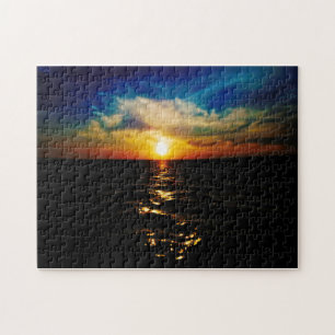 Sonnenaufgang Sonnenuntergang Kreatives Wasser Nat